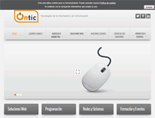 Tablet Screenshot of ontic.es